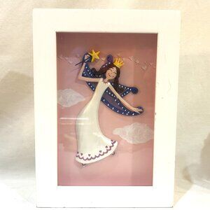 Shadow Box of Fairy with Wand Girl Room Nursery Wall Art by Leandra Ginevra 2002